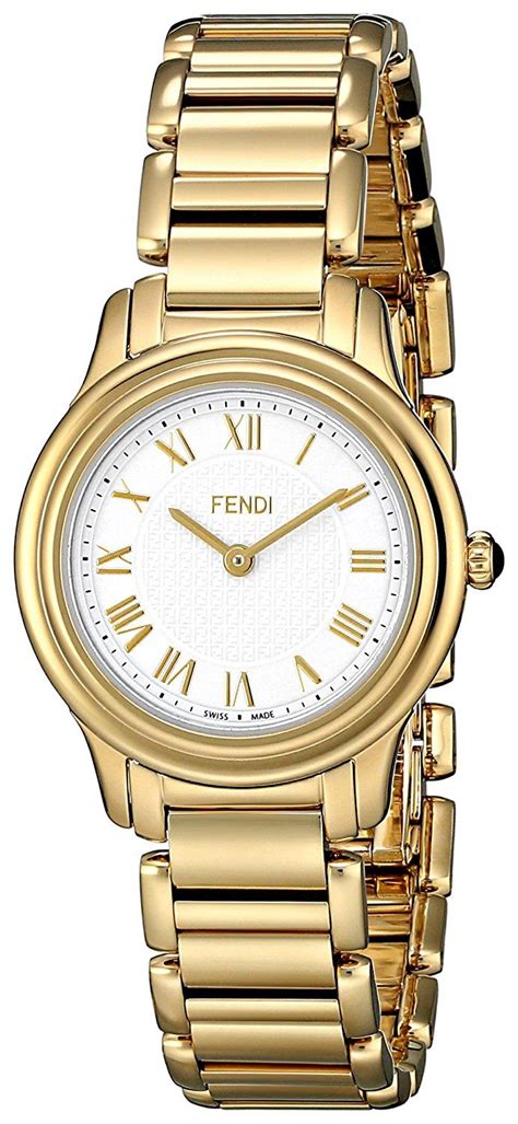 fendi women's medium classico gold-tone watch|Fendi watches usa.